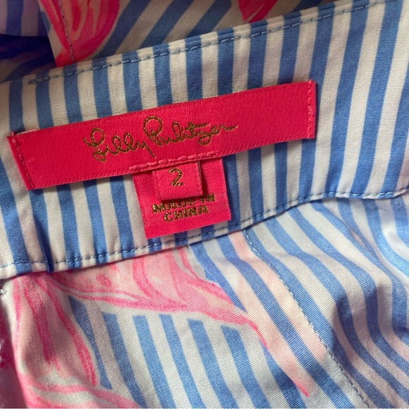 Lilly Pulitzer Larissa off shoulder two piece set in Rum Swizzle - Picture 8 of 13